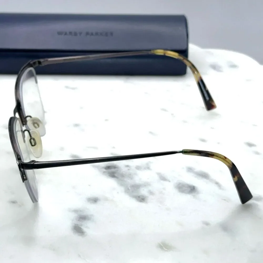 Warby Parker Wallis XW 2306 Carbon Semi-Rimless/Half-Rim Eyeglasses Frames Only